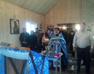 водосвятный молебен в храме в честь иконы Божией Матери "Умягчение злых сердец"